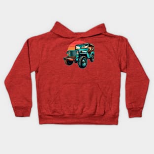 Willys Jeep Kids Hoodie